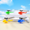 Pull Line Helicopter Toys for Kids Pull Rope Helicopter Flying Toy Outdoor Flying Toys Gift