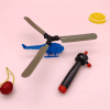 Pull Line Helicopter Toys for Kids Pull Rope Helicopter Flying Toy Outdoor Flying Toys Gift